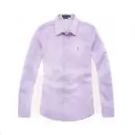 ralph lauren femmes chemise promo france tissu oxford violet